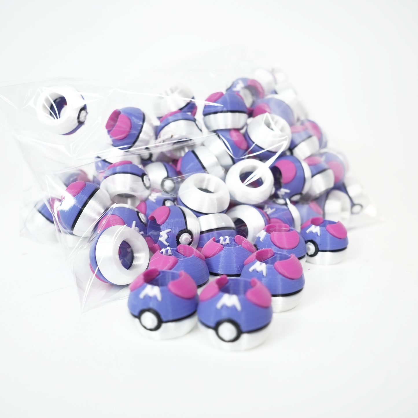 (Shiny) Masterr Ball Hairbeads