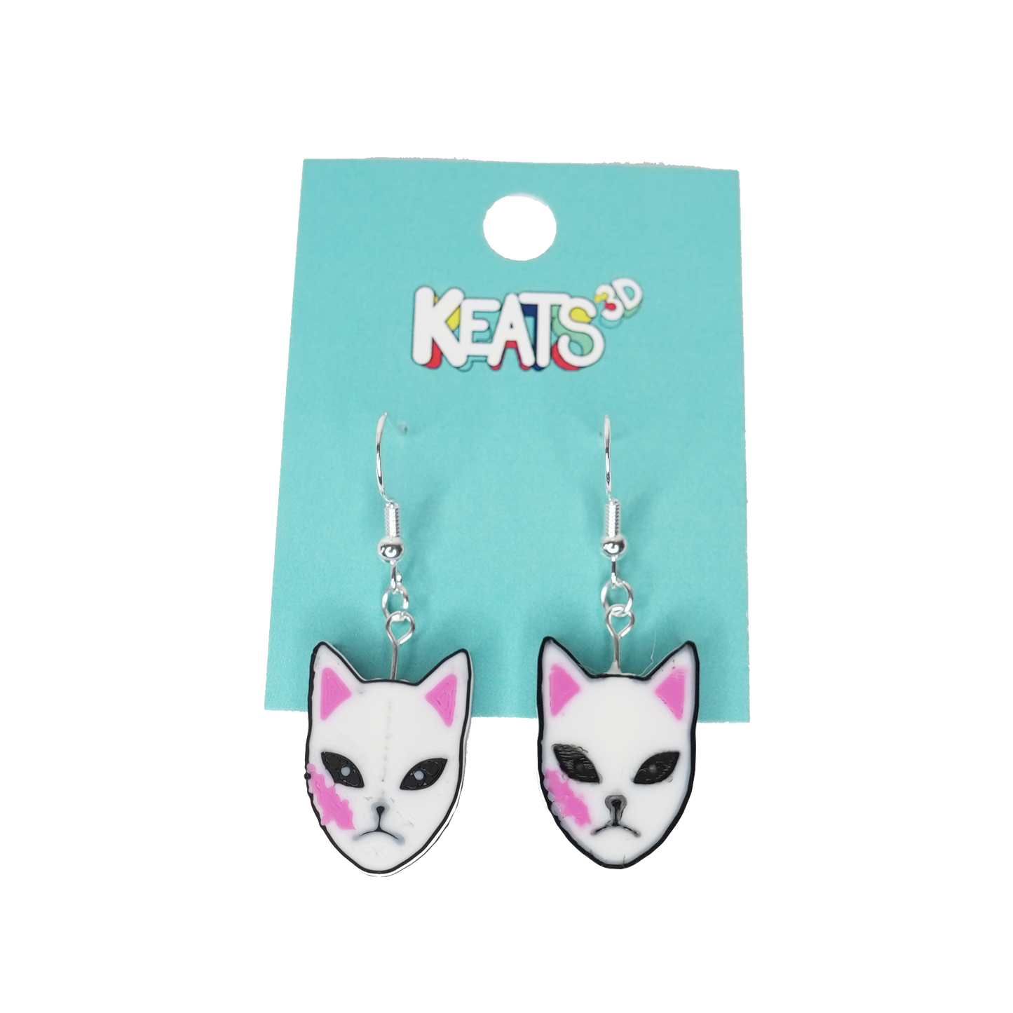 Demon Slayer Kitsune Earrings - Sabito