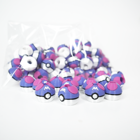 (Shiny) Masterr Ball Hairbeads