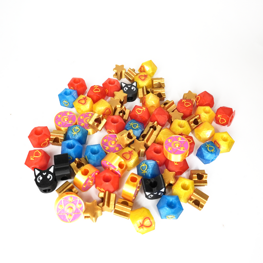 Sailor Inspired Hairbeads (Pre-Order)