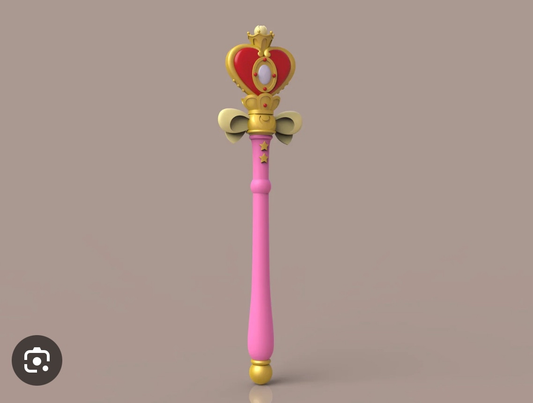 Sailor Moon Wand Mic commission | @dageecheegamer