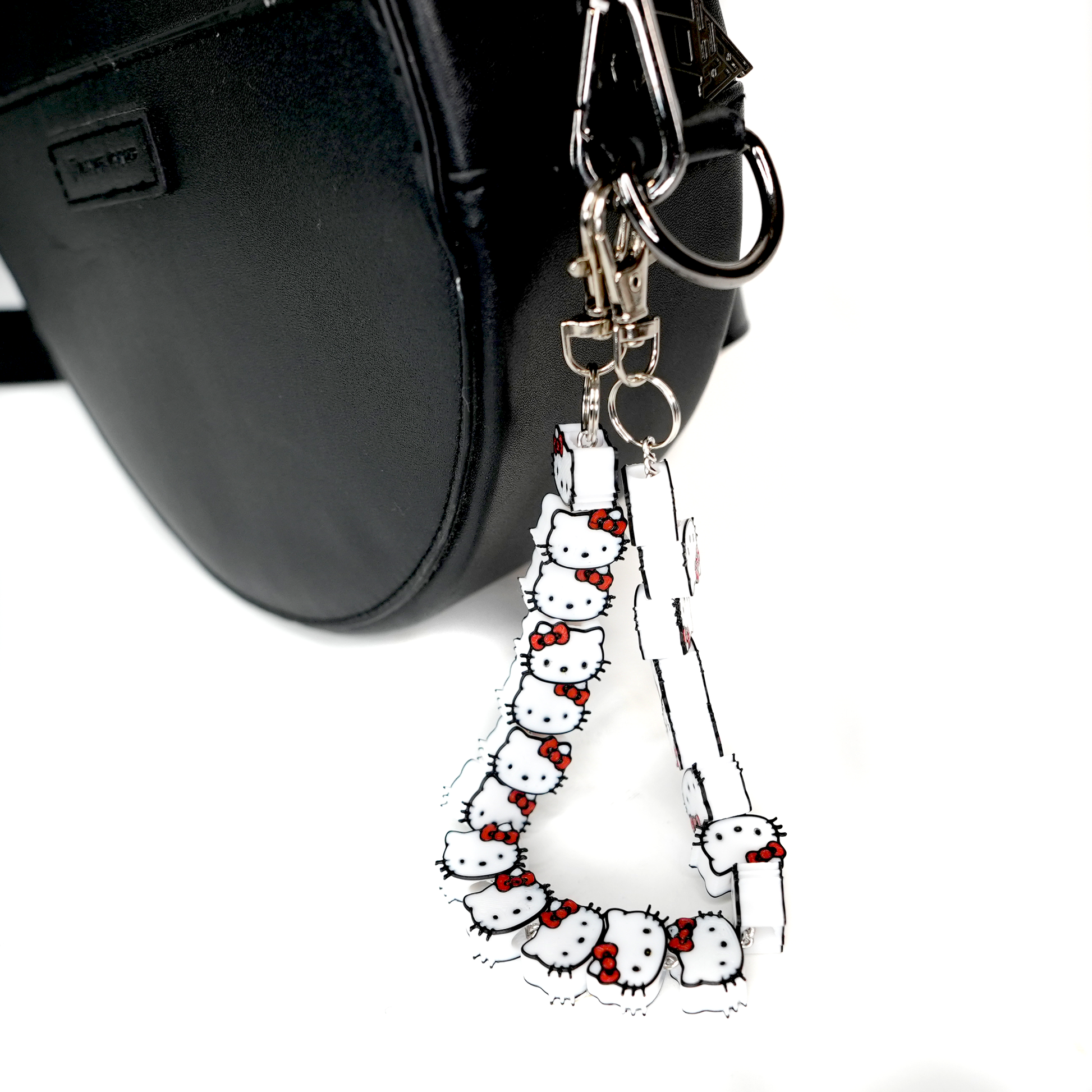hello kitty backpack chain Sanrio Characters Cosplay Mystery Mini Keychain Charm This clever keychain will put an end to the never Hello Kitty - Bag Chain